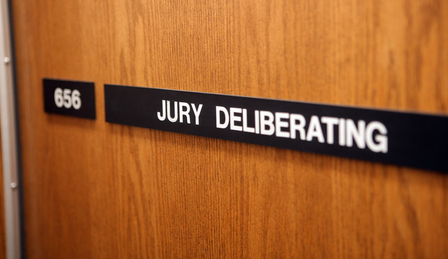 A Jury deliberation room in a USA Courthouse A Jury deliberation room in a USA Courthouse